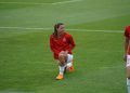 woman on field
